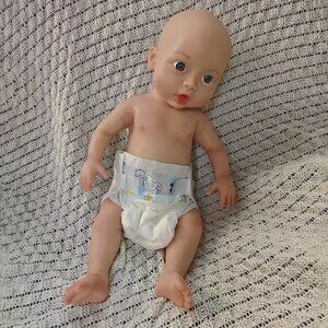 45cm Cute Reborn Newborn 3kg Full Body Platinum Silicone Reborn Baby Girl Dolls